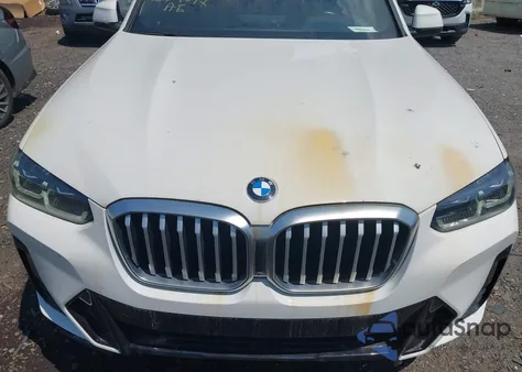 2022 BMW X3 xDrive30I из США, поврежденный, VIN 5UX53DP02N9K45832